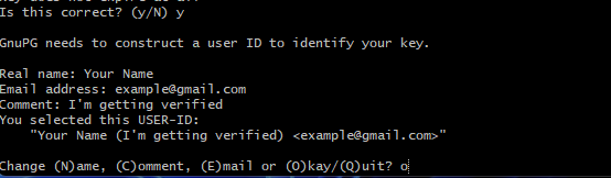 Final Confirmation